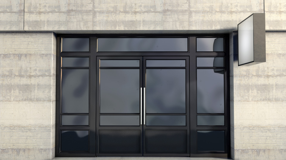 Devanture de magasin avant personalisation